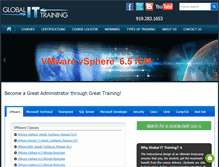 Tablet Screenshot of globalittraining.net